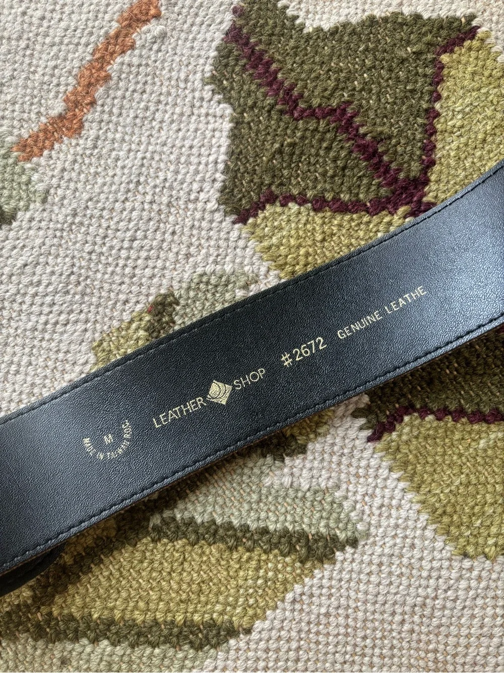 Vintage Brown Suede Belt with Round Buckle